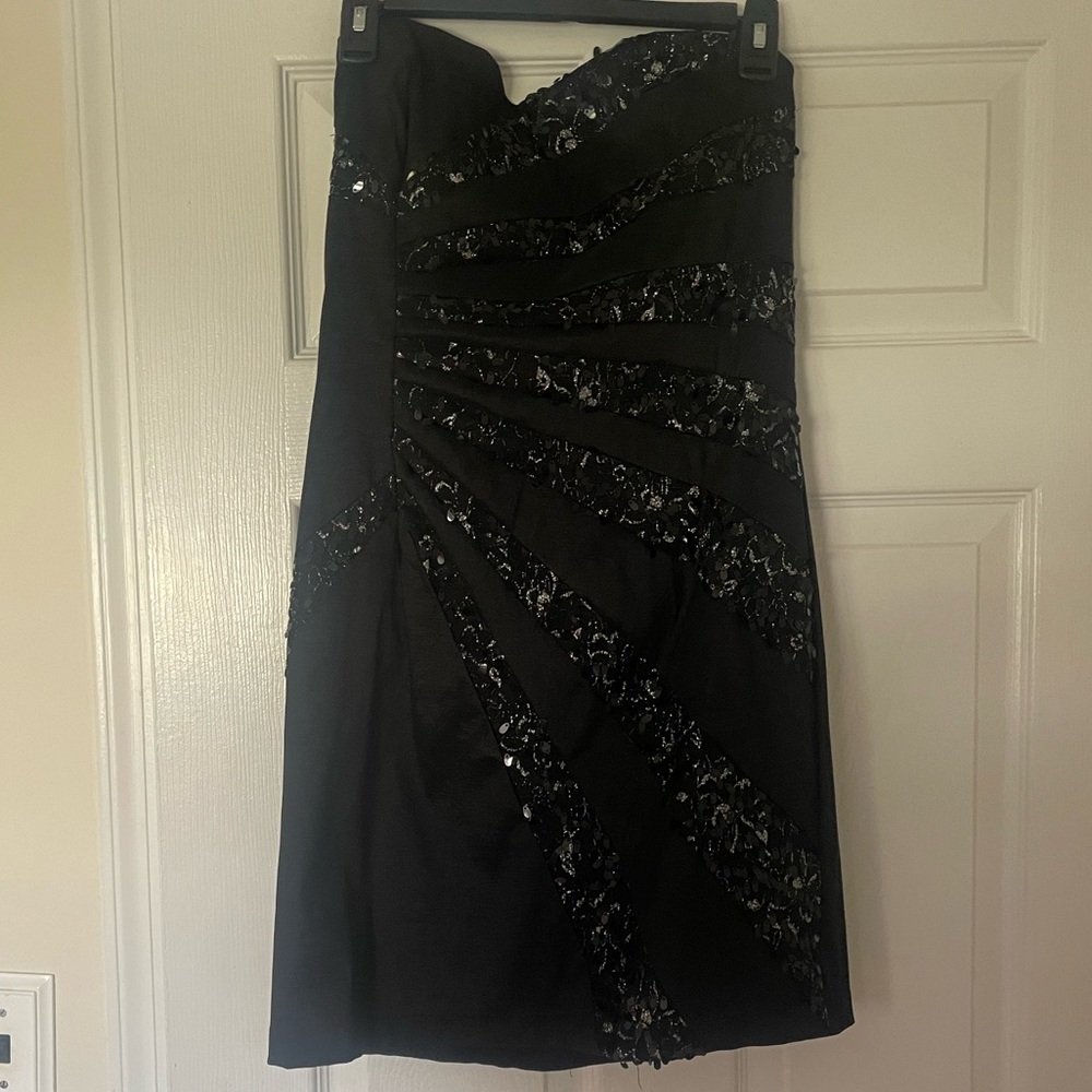 Jessica McClintock black party dress